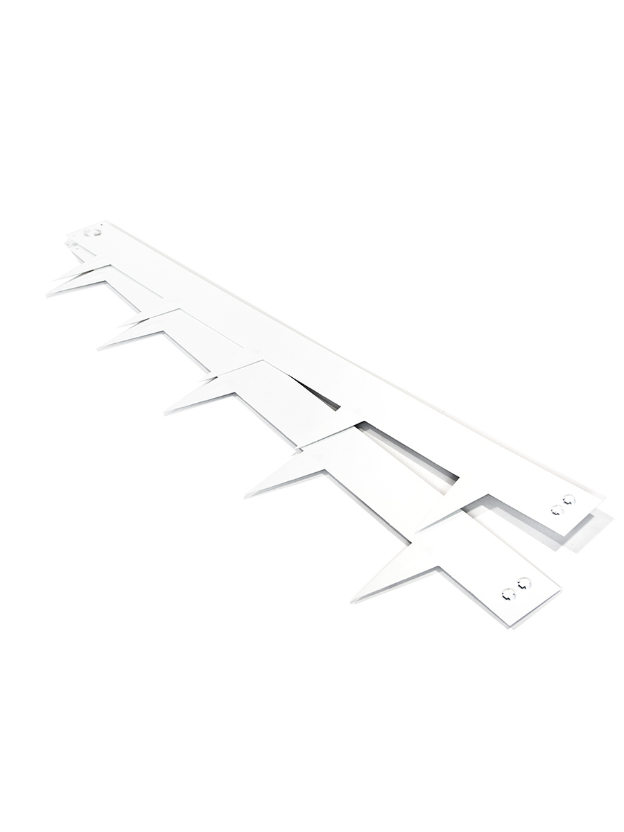 Multi-Edge METAL Rasenkanten Weiß 100 x 17,5cm pro Stück