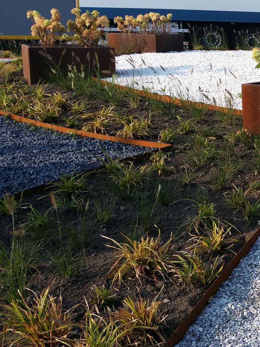 Multi-Edge CORTEN verlegt