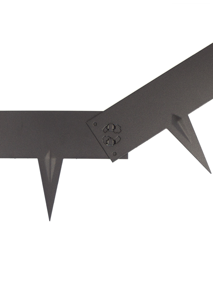 Multi-Edge Rasenkanten Schwarz 100 x 17,5cm Kopplung