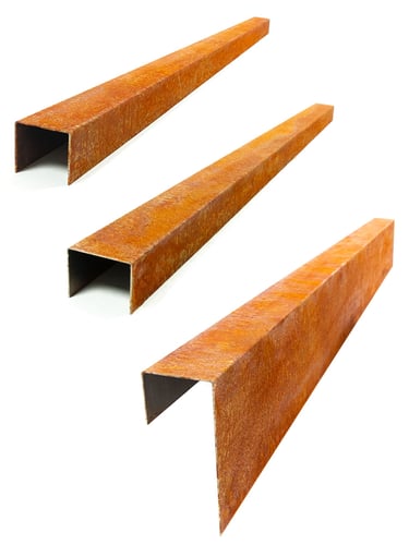 Multi-Edge PROFILE Corthenstahl für Bordsteinkanten Varianten