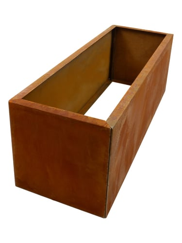 Multi-Edge FLORA Planzkübel Cortenstahl 120x40x40cm