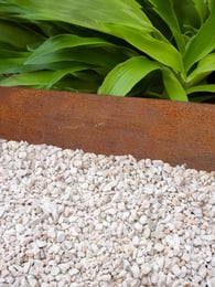 Multi-Edge METAL Cortenstahl 150x27,5cm verlegt