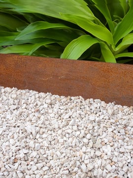 Multi-Edge METAL Cortenstahl 150x27,5cm verlegt