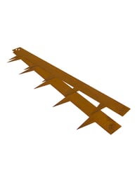 Multi-Edge METAL Rasenkanten Cortenstahl 100 x 17,5cm pro Stück