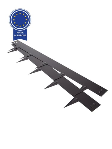 Multi-Edge METAL Rasenkanten Schwarz 100 x 17,5cm