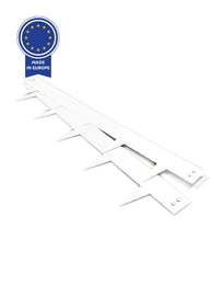 Multi-Edge METAL Rasenkanten Weiß 100 x 17,5cm pro Stück