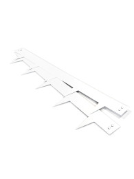 Multi-Edge METAL Rasenkanten Weiß 100 x 17,5cm pro Stück