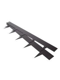 Multi-Edge METAL Rasenkanten Schwarz 100 x 17,5cm pro Stück