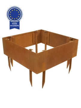 Mutli-Edge ADVANCE Cortenstahl Pflanzkübel 60x60x20cm